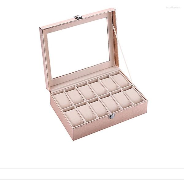 Uhrenboxen Handgefertigte Box Halter Aufbewahrungskoffer Organizer Time Saat Kutusu Horloge zum Halten von Regalos Para Hombre 30x20x8cm