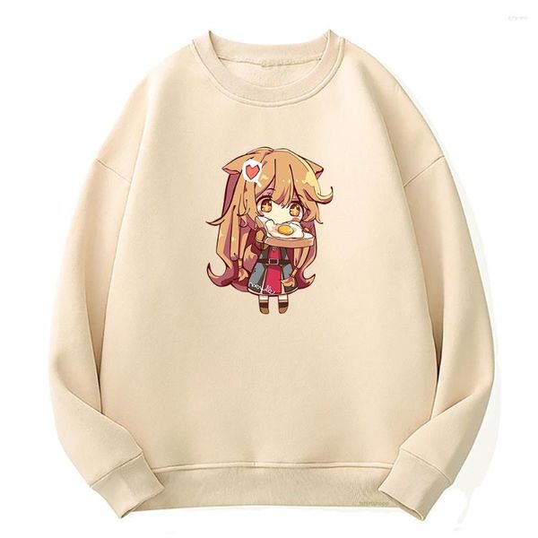 Felpe con cappuccio da donna The Rising Of Shield Hero Donna Harajuku Raphtalia Anime Donna Oversize Naofumi Girocollo Pullover Felpa