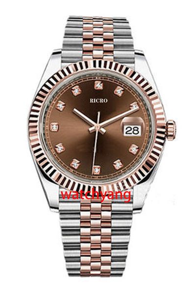 Designers de luxo relógio mecânico masculino três contas pulseira de relógio fivela dobrável 316 aço fino movimento totalmente automático 41mm tamanho relógio esportivo
