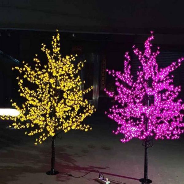 1 5m 1 8m 2m 2 5m 3m Lucido LED Cherry Blossom Albero di Natale Illuminazione Impermeabile Giardino Paesaggio Decorazione Lampada per matrimonio Part294n