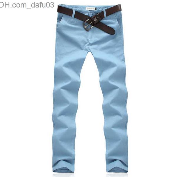 Calças masculinas por atacado-2016 novas calças masculinas casuais chino cáqui roupas de moda casuais novo design calças de algodão de alta qualidade para homens Z230721