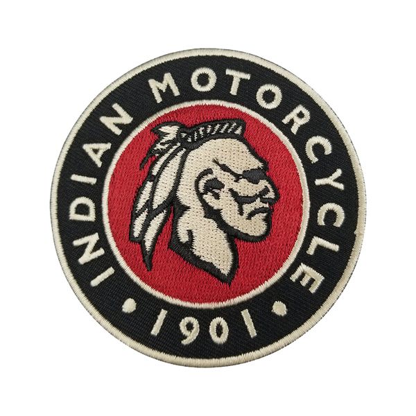 Indian 1901 MC Frontjacke Weste bestickt Patch grün Motorrad Biker Weste Patch Rock Punk Patch 10 Teile/los kostenloser Versand