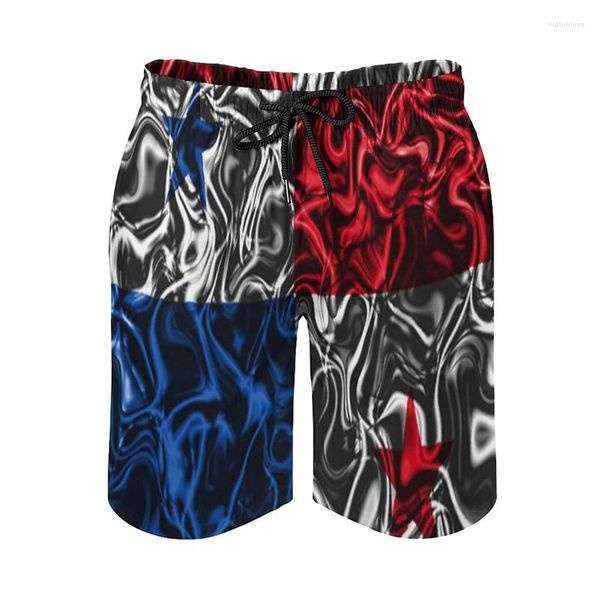 Pantaloncini da uomo Panama Bandiera nazionale Pantaloni grafici Stampa 3D Hip Hop Y2k Board Summer Hawaii Costume da bagno Cool Surf Swim Trunks