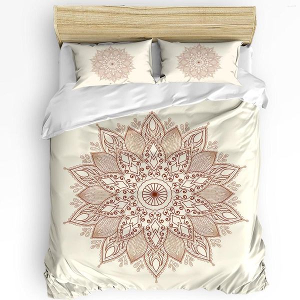 set di biancheria da letto mandala fiori boemia copripiumino set letto matrimoniale per trapunte tessili per la casa federe camera da letto senza lenzuolo