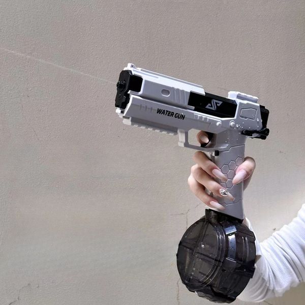 Gun Toys Giocattoli estivi Tiro sicuro ad alta velocità Pistola ad acqua elettrica con stile Cyberpunk Perfetto per il divertimento in spiaggia e in piscina Pistola ad acqua 230720