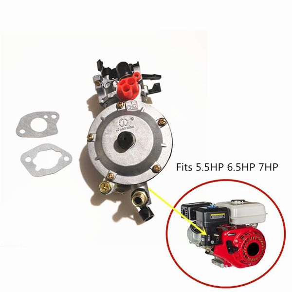 Kit de Conversion de GPL de carburateur à double carburant pour moteur de pompe à eau de pièces de générateur GX200 160 168F 170F199i