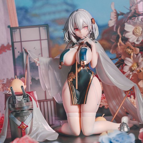 Anime Manga 17cm Alter Azur Lane Anime Figure Sirius Blue Waves and Clouds Ver PVC Action Figure Modello da collezione per adulti Giocattoli Regali per bambole