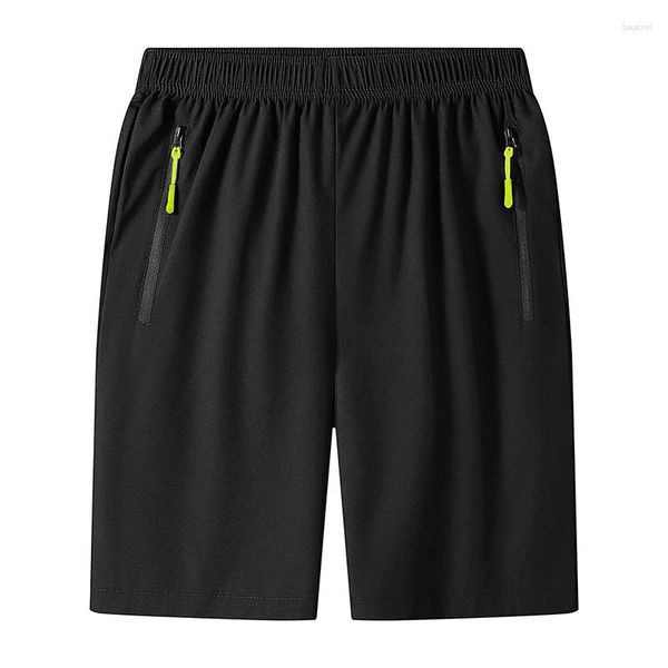 Männer Shorts 2023 Sommer Outdoor Eis Seide Schnell Trocknend Laufen Fitness Basketball-Training Atmungsaktive Casual Strand Hosen 5XL