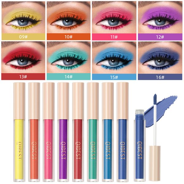 24 colori Matte Liquid Eyeshadow Cream Nude Eye Makeup Long Lasting Eye Shdaow Stick Blush Viola Verde Blu Rosso Contorno Ombra