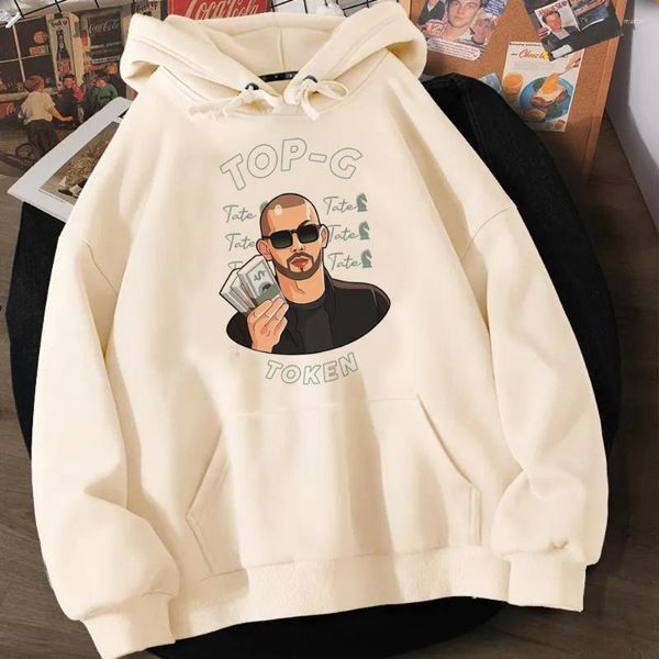 Erkek Hoodies Tate Erkekler Y2K Estetik Hip Hop Harajuku Kore Erkek Giyim Anime