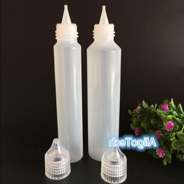 1000Pcs 15ml 30ml 50ml PE Garrafa E líquido Garrafas de suco Atacado PEN Shape Plastic Bottles Wfbme