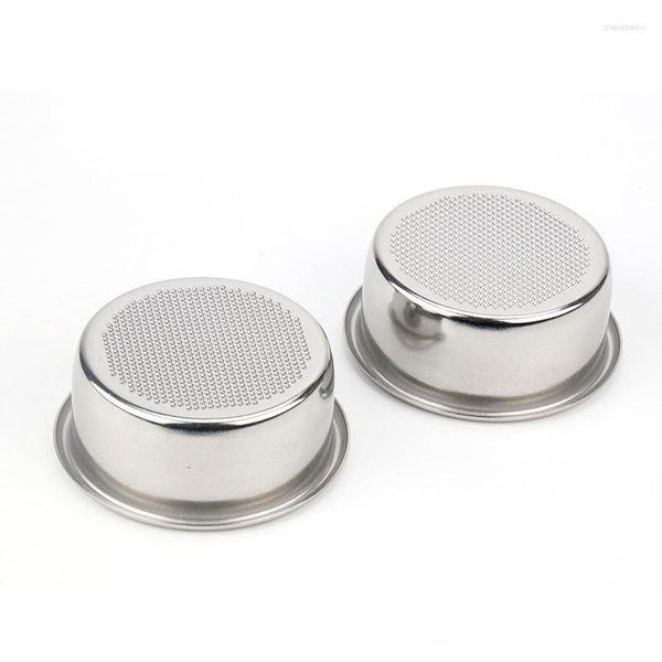 Ciotole cestino da ciotola da caffè in acciaio inossidabile in acciaio inossidabile da 51 mm/54 mm per accessori per macchine per caffè espresso a doppia porzione in polvere Coffeeware in polvere