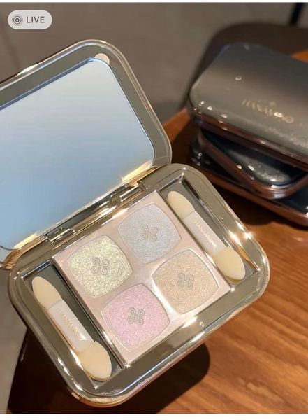 Ombretto HANAMINO 2023 Shine 4 colori Pearl White Polarized Light Eyeshadow Palette 230720