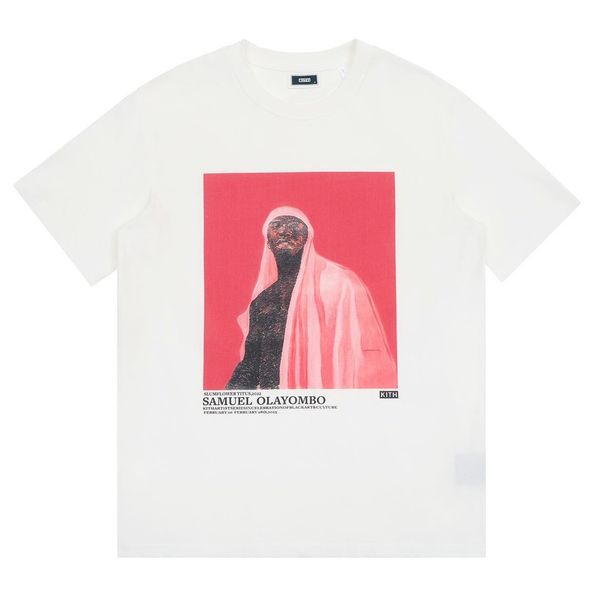 Kith camiseta designer de camisa Rap hip hop ksubi cantor masculino suco wrld tóquio shibuya retro street moda kith marca de manga curta harajuku 4845