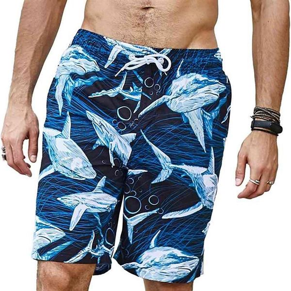 361 Board Shorts Pantaloni da surf Quick Dry Uomo Beach Shark Stampato Plus Size Costumi da bagno Costume da bagno maschile 210924328t