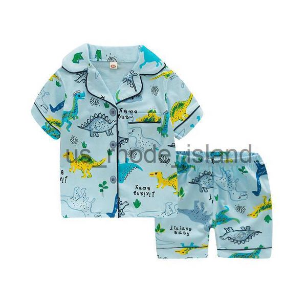 Pyjamas SAILEROAD Cartoon Tiere Pyjamas Für Jungen Dinosaurier Pyjamas Für Kinder Pijama Infantil Jungen Nachtwäsche Kind Hause Tragen Kleidung Set x0721