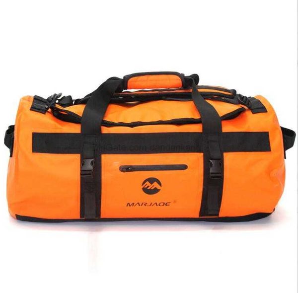 Sacos de rafting ao ar livre à prova dwaterproof água armazenamento de sacos de armazenamento secos pacotes de oceano à deriva dobráveis para canoa caiaque esportes sacos de natação