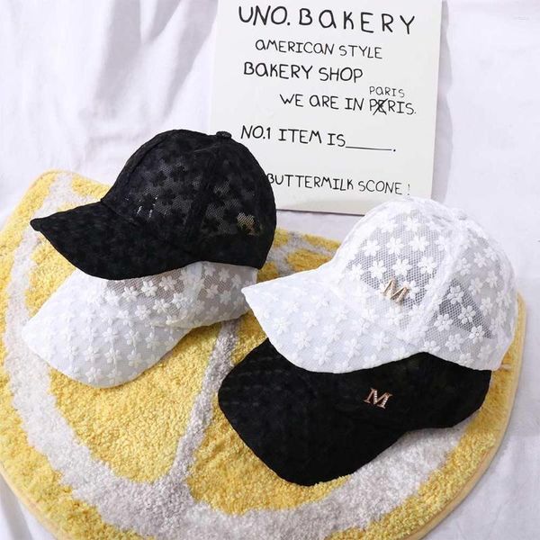 Ball Caps Fashion Deshatastry Girls Женщины на открытом воздухе Hip Hop Flower Baseball Cap Trace Vestors Mesh Hat