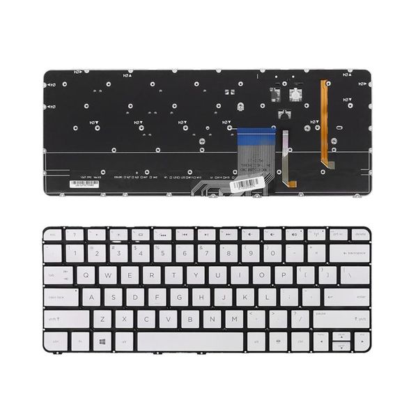 Новая клавиатура ноутбука для HP Spectre 13-3000 13T-3000 Series Series Backlit US Mayout Repair Keyboard278K