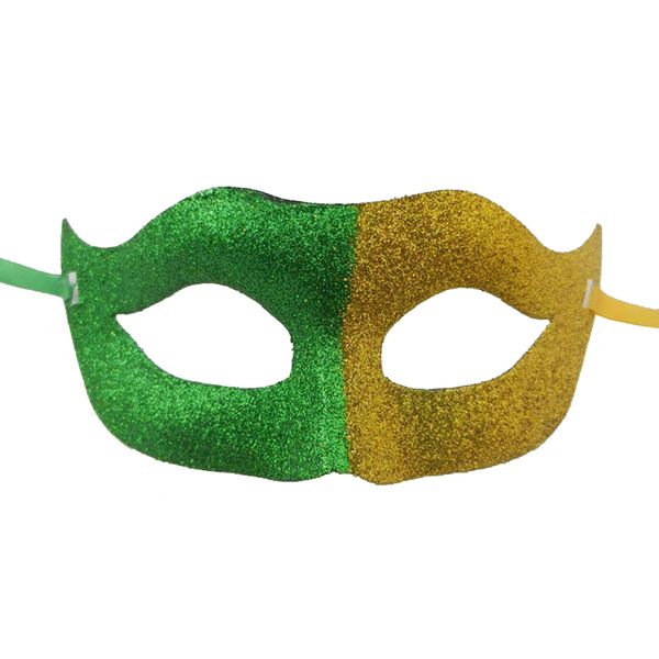 Copricapo per feste con paillettes verde oro stile Spagna Copricapo per travestimento di compleanno Maschera per cosplay di carnevale brasiliano Fornitura per feste di nozze