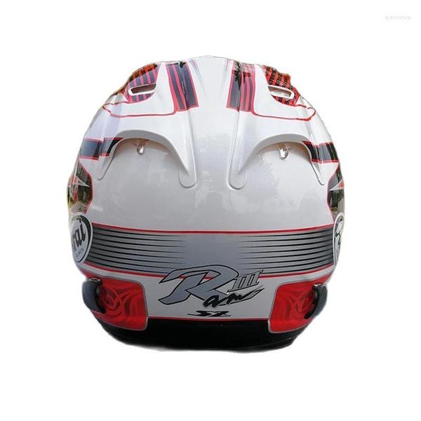 Caschi da moto Sport all'aria aperta Casco da uomo e da donna Four Seasons Personality Colore rosso Racing Open Face Half