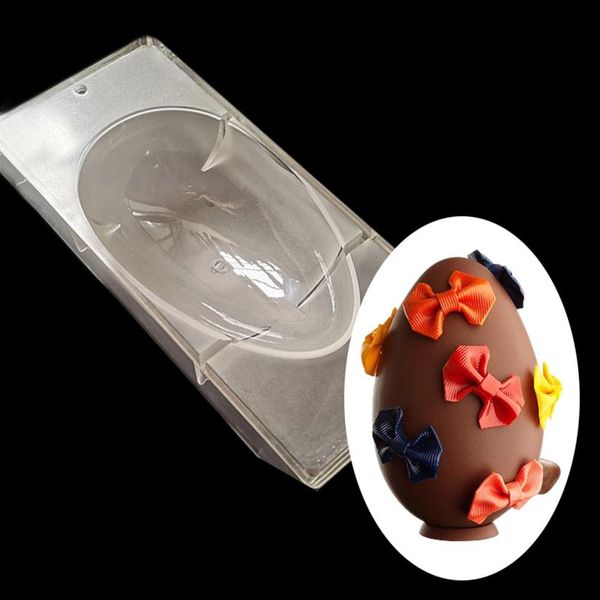Große Straußenei-Schokoladenform, Polycarbonatform für Schokolade, eiförmige Bonbonform, PC-Süßigkeitsform T200708243D