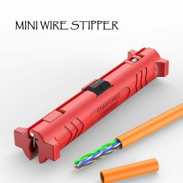 Multi-funktion Elektrische Draht Stripper Stift Draht Kabel Stift Cutter Rotary Koaxial Cutter Stripping Maschine Zangen Werkzeug