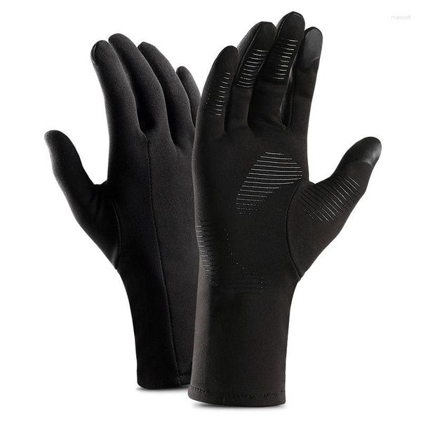 Radfahren Handschuhe Winter Winddicht Anti-slip Outdoor Sport Für Männer Frauen Weiche Touch Screen Fahrrad Fäustlinge Skifahren Fahrrad Ausrüstung