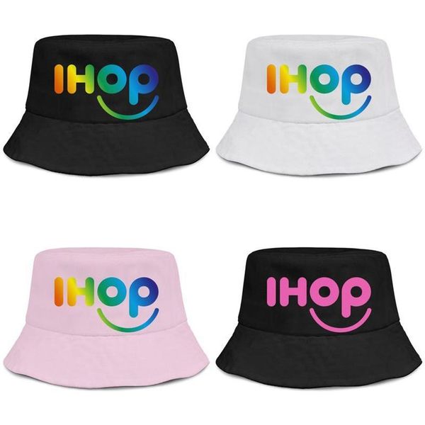 IHOP restaurante Orgulho gay arco-íris masculino e feminino chapéu de balde design legal seu próprio balde boné de beisebol câncer de mama rosa Ihop Restaur174g