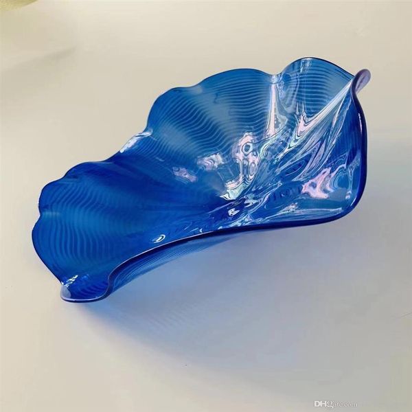 Hängeplatten aus 100 % mundgeblasenem Muranoglas Dale Chihully Murano-Platten aus mundgeblasenem Glas Elegante Tiffany-Buntglas-Wandlampen300d