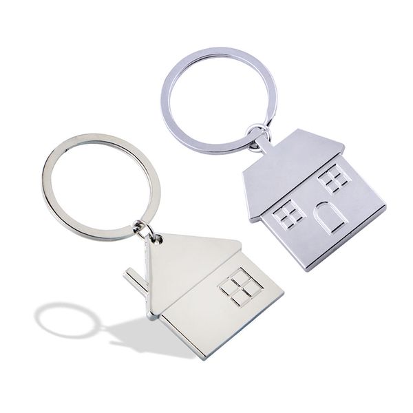 Металлический брелок персонализированного дома для ключей для ключей для ключи для автомобиля Keyring Keyshain