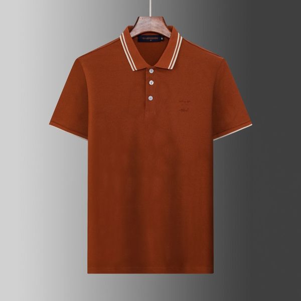 Polo desinger uomo abbigliamento cotone di alta qualità casual petto lettera modello stampa lusso manica corta traspirante anti-restringimento abbigliamento uomo maglietta taglia M XXXL