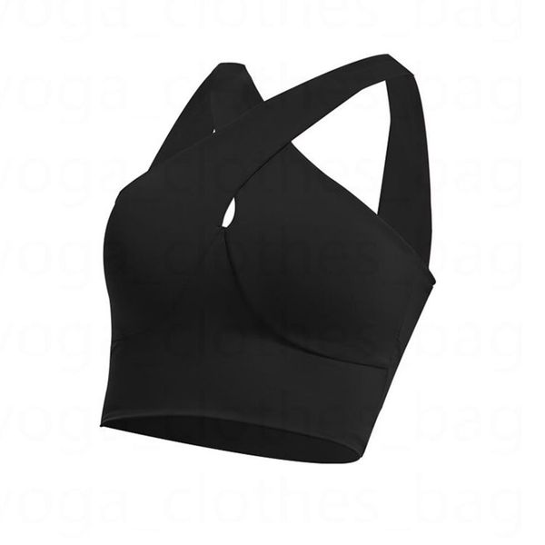 lu vestiti da yoga Nuova biancheria intima sportiva gilet da yoga da corsa da donna senza anello in acciaio che raccoglie abiti fitness croce bella schiena s2842