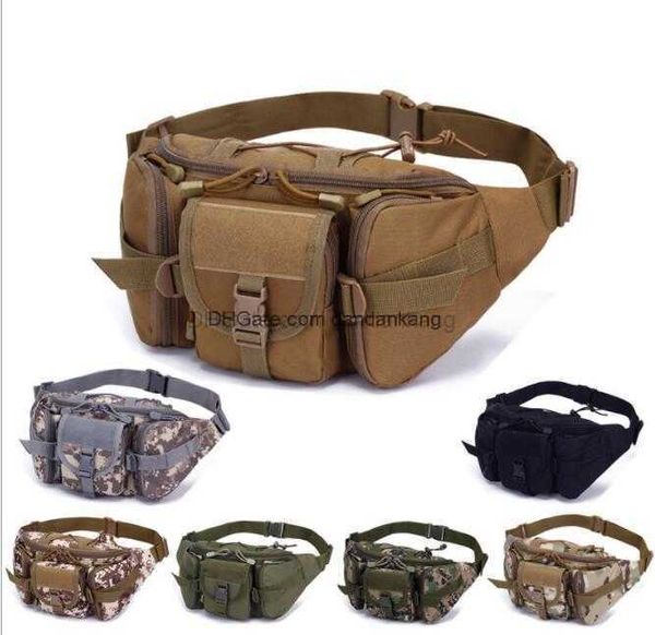 Kit tático multifuncional bolsa de cintura ao ar livre molle peito packs CS Hunting armazenamento bolsas de ombro camuflagem à prova d'água camping caminhadas pesca pochetes bolsa