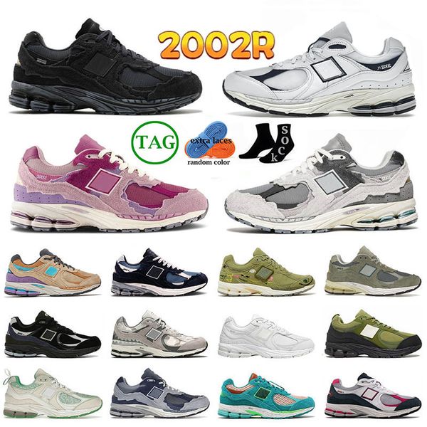 Designer-Schuhe 2002R Herren Damen Light Grey Bone Light Protection Pack Rain Cloud Sail Royal Grey Trainer Outdoor-Sport-Sneaker New Balances Ballance