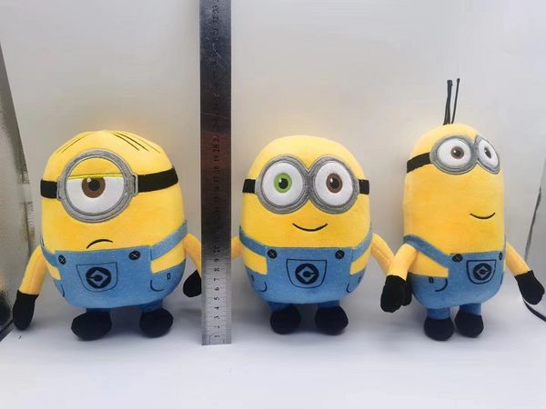 Fabrieksgroothandel 20 cm drie stijlen Minions Minion knuffels cartoon animatiefilm en televisie omringende poppen favoriete cadeaus voor kinderen