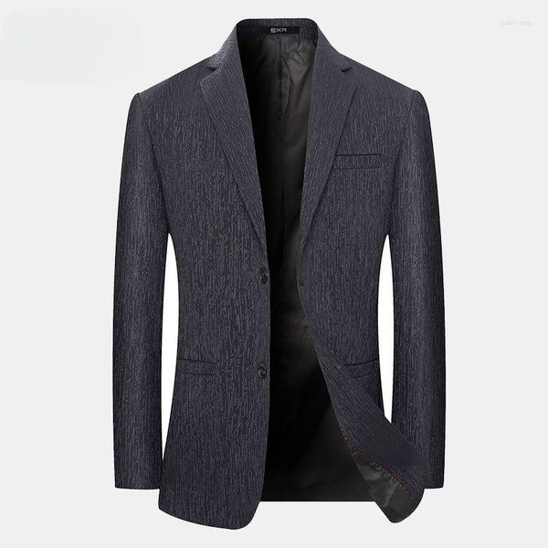 Männer Anzüge Männer Mode Jacke Herren Drehen Unten Kragen Jacken Slim Fit Mantel Blazer Casual 2023 Frühling Herbst Windjacke d112