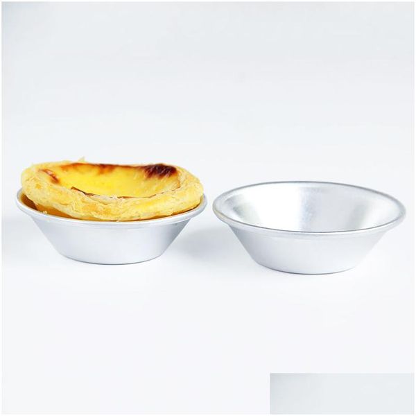 Backformen Aluminium Eierkuchenform Cupcake Pie Keksdosen Pudding Mod Cups Obst Muffinpfannen JK2007XB Drop Lieferung Hausgarten Dhbaj