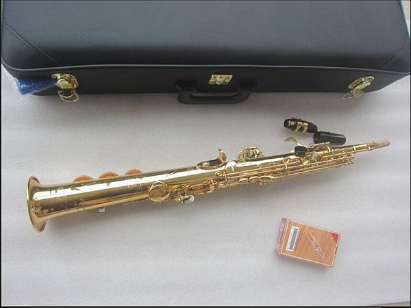 Качественный японский бренд сопрано саксофон yss875ex прямой сопрано B Музыкальный инструмент с корпусом