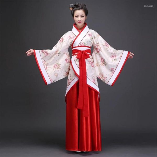 Abbigliamento da palestra 12 colori Abito da ballo da palcoscenico per donna Costumi tradizionali cinesi Anno Abito da donna per adulti Performance Hanfu Cheongsam femminile