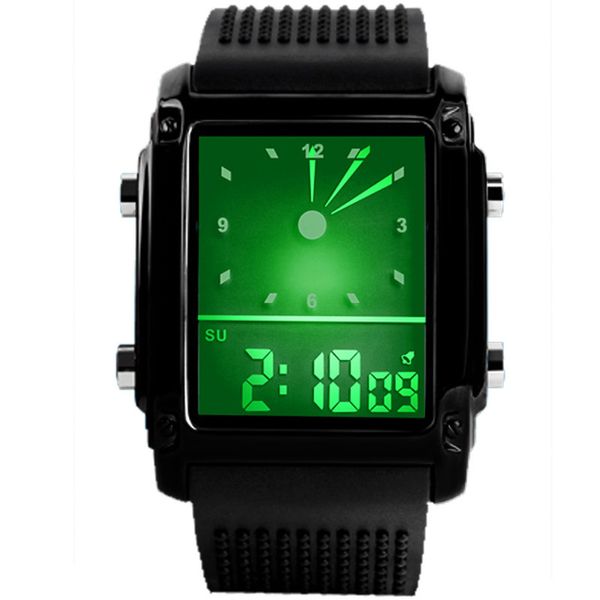 Neue Männer Uhr Led Digital Uhren Männer Sport Uhren Dual Time Analog Digital Uhren LED Bunte Hintergrundbeleuchtung Glow Uhren reloj