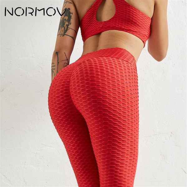 Normov Spor Salonu Fitness Tayt Femme Nefes Alabilir Yoga Pantolon Leggins Kadın Moda Push Up Sport Taciz 2021 New306q