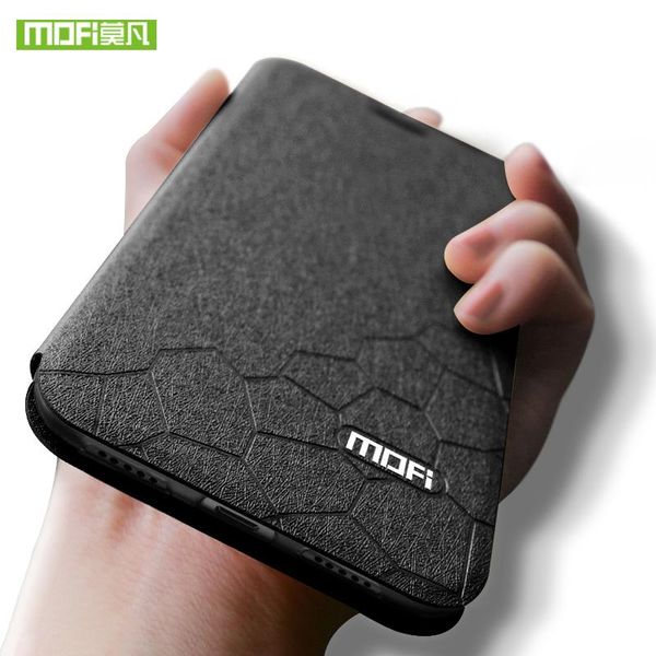 SlotenMakerbenodigdheden per Xiaomi Redmi 9 Copertina per Xiaomi Redmi Nota 9 Copertina Casa Case in pelle silicone Flip Originale MOFI 360 Affari shockout