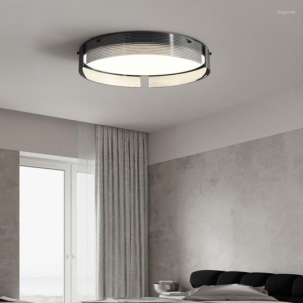 Потолочные светильники итальянские минималистские высококачественные спальни световые современные творческие гостиные столовые художественные стеклянные лампы