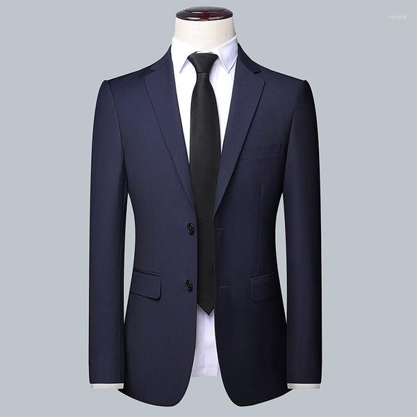Erkek Suit 2023Boutique Düğün Elbisesi (Suit Pantolon) İş İngiliz Tarzı İnce Atmosfer Moda Günlük İki Parçalı Set