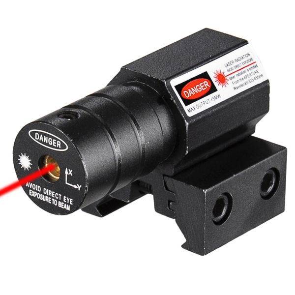 FIRE WOLF 50-100 metros de alcance 635-655nm Red Dot Laser Sight para ajuste de pistola 11mm20mm Picatinny Rail