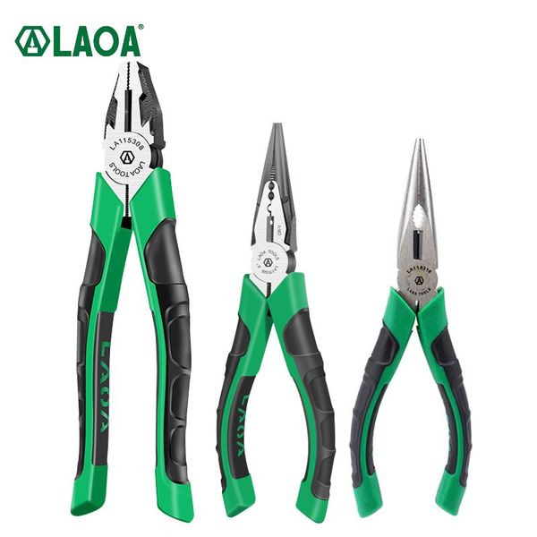 Laoa Multitools 3-teiliges Zangen-Set, Zangen, Drahtschneider, Seitenschneider, Elektriker-Handwerkzeuge