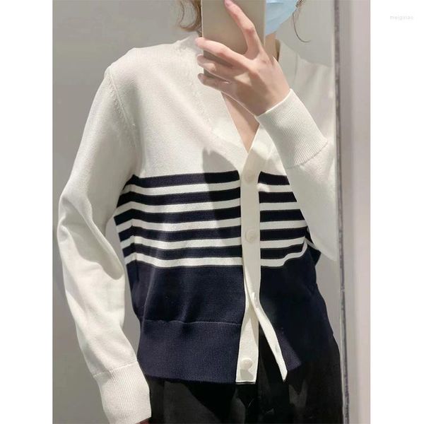 Женские футболки T Spring C-Family Standard Edition Colored Pure Cotton Knoted Cardigan Casual Commuter Top