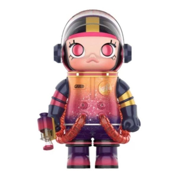 Novos jogos estoque tendência decoração brinquedos manuais Molly Cola Astronaut 400-1000% 28-70CM Jasmine Baby MEGA Collection POP MART Bubble Mart