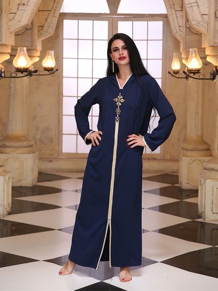 Roupas étnicas Eid Mubarak Ramadan Abaya Dubai Turquia Islam Hijab Muçulmano Moda Vestido Longo Kaftan Robe Longue Femme Vestidos Para Mulheres Caftan 230721